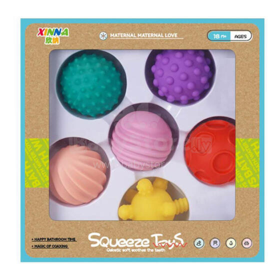 SENSORYINIŲ KULIŲ RINKINYS 6 VNT