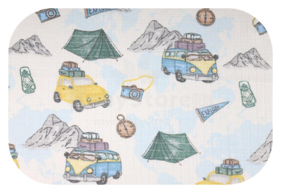 Sauskelnės - 30008 - TETRA PRINT - EGA - KELIONĖ Į KALNUS - dydis 70x80 cm