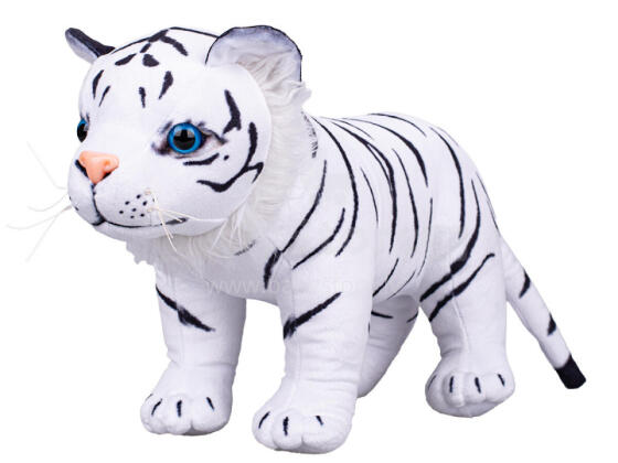 Pliušinis žaislas - 01469 - BENGALŲ TIGRAS - BALTA - dydis 35 cm