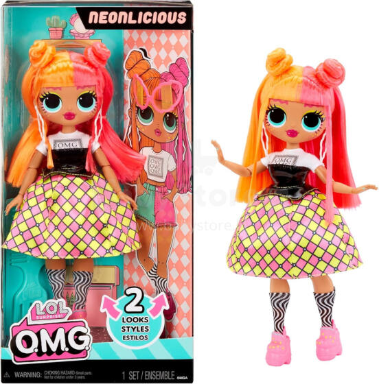 Lėlė - 1580 - L.O.L SURPRISE OMG - NEONCIOUS