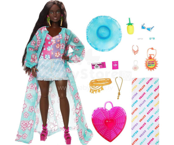 Lėlė -  54173 - EXTRA FLY - BARBIE - PAPLODIS