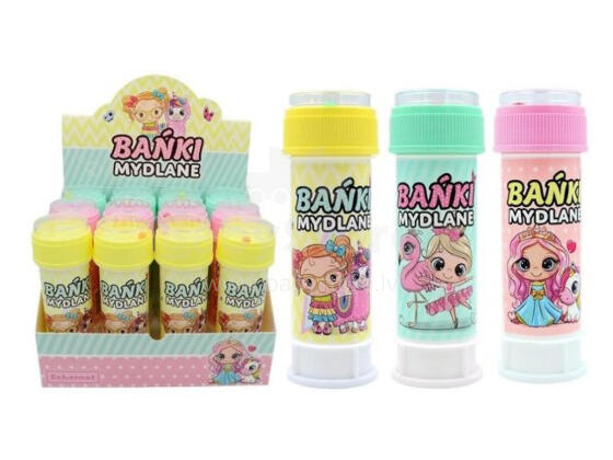 MUILO BURBULAI 60 ML 1 DISPLAY- 12 vnt