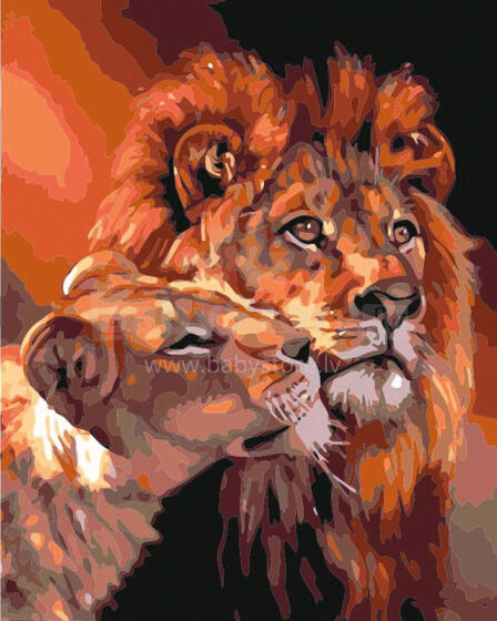 Paveikslas pagal numerius - 50616 - LIŪTAS - dydis 40x50 cm