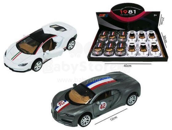 Automobilis - 48247 - SPORTAS - šviesa ir garsas - 12 cm
