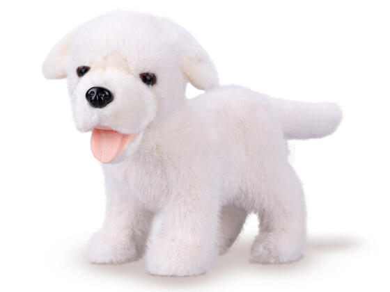 Pliušinis žaislas - 04569 - ŠUNS - LABRADORAS - BALTA - dydis 23 cm