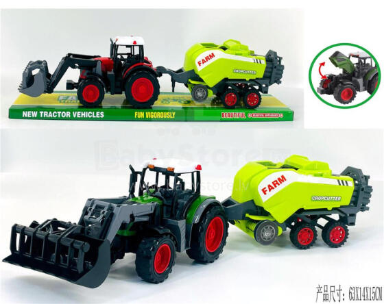 TRAKTOR SU ŽEMĖS ŪKIO MAŠINA