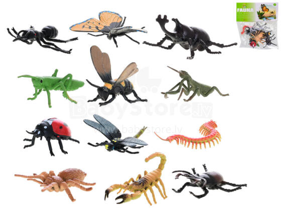 PLASTIKINIAI VABZDŽIAI 4-6 CM