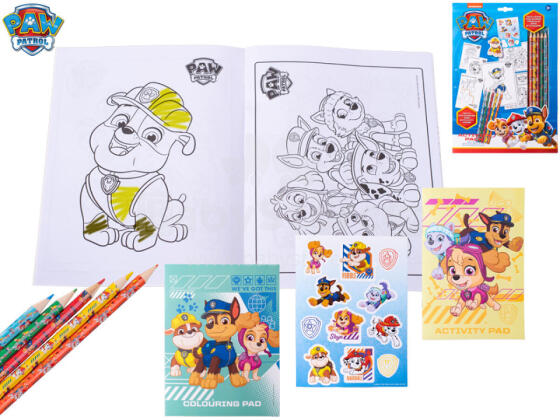 PAW PATROL SPALVINIMO RINKINYS