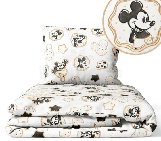 Užvalkalų komplektas - 2 vnt - 135x100, 40x60 - MICKEY MOUSE