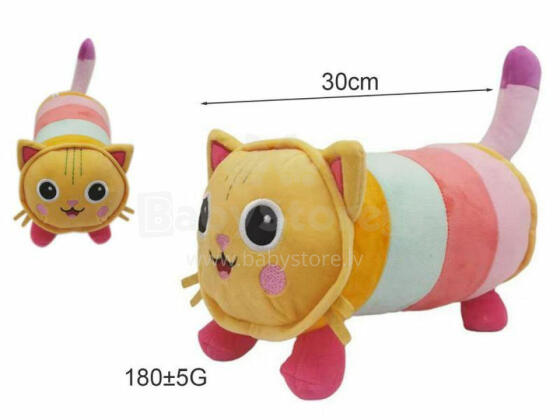 Pliušinis žaislas - 81418 - pastelinis KATĖ - dydis 30 cm