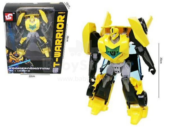 ROBOTAS 20 CM GELTONAS
