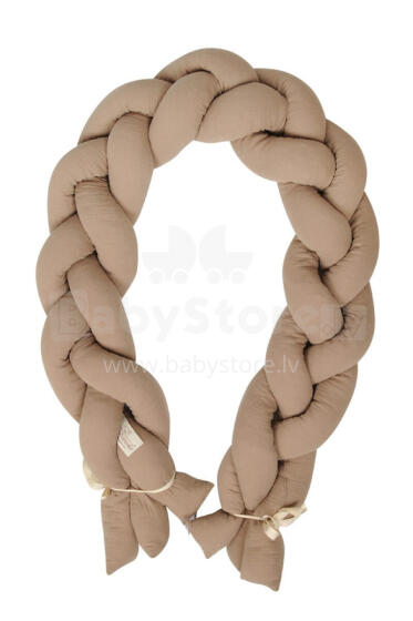 Bumper - BRAID - TB00441 / 17  - MUSLIN - BEIGE- dydis 200 cm