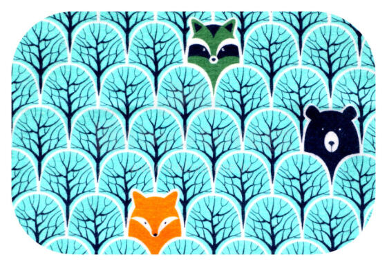 Sauskelnė - 17849 - FLANELIO RAŠTAS - EGA - LAS - TURKUS - dydis 70x80 cm