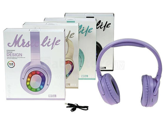 Ausinės - 616806 - su BLUETOOTH - muzikos GYVENIMAS