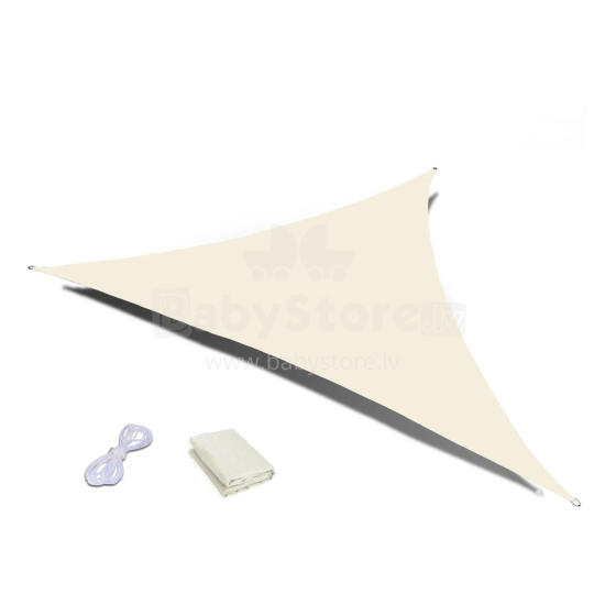 Sunshade sail waterproof canopy 5x5x5m ModernHome - beige