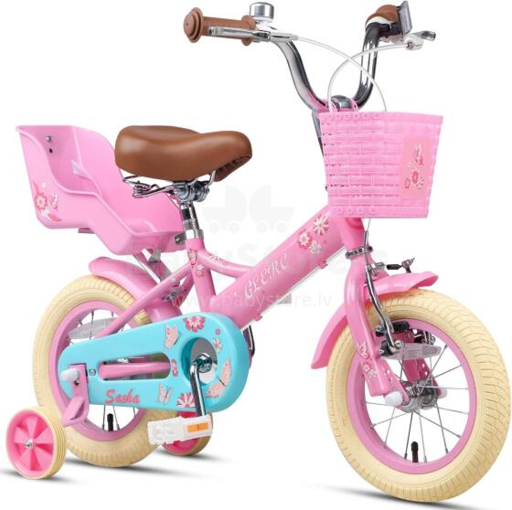 Glerc Kids Bike Wheels Collas 12'  Art.287139 Rosa Vaikų dviratis su dviračiu
