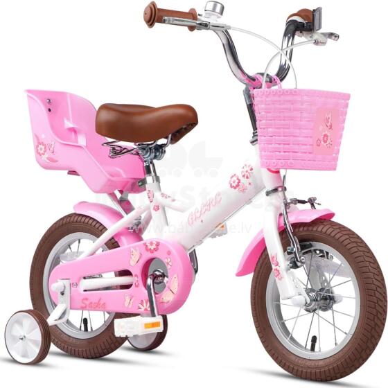 Glerc Kids Bike Wheels Collas 12'  Art.287140 White  Vaikų dviratis su dviračiu