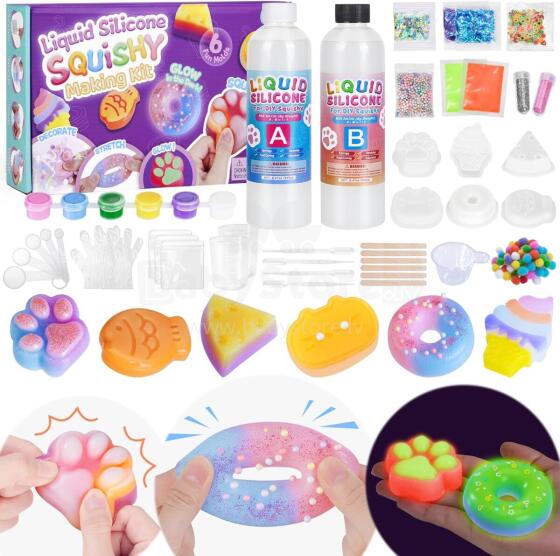 Squishy DIY Kit Art.287282 kamuoliukų gaminimo rinkinio papildymas