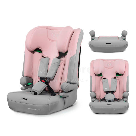 KINDERKRAFT Automobilinė kėdutė I-COMFY i-Size ROŽINĖ