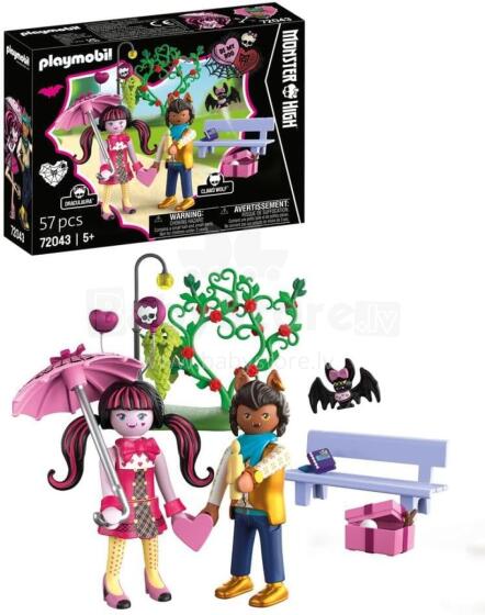PLAYMOBIL Monster High – Valentino dienos pasimatymas su Drakulaura ir Kloudu