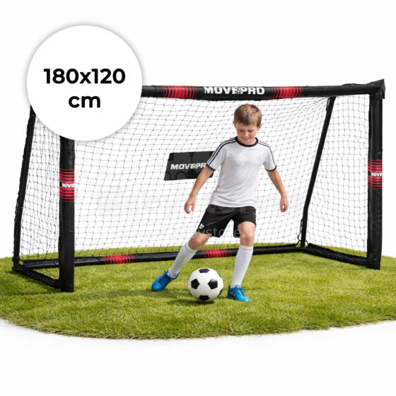 Futbolo vartai su tinklu 180x120x60 cm MOVEPRO
