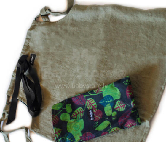 La bebe™ Mama Blouse Linen Art.2880 Universali palaidinė nėščioms moterims iš natūralaus lino, Moss green