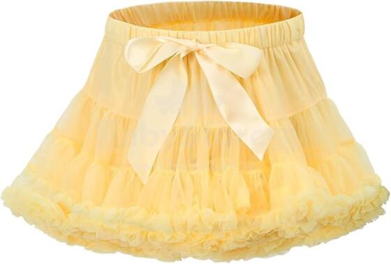 Bebe Basic Tu-Tu Luxury Skirt Yellow Art.288186 Itin stambus sijonas princesėms