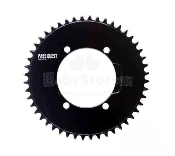 AERO Black 48T 1X Chainring,  110BCD