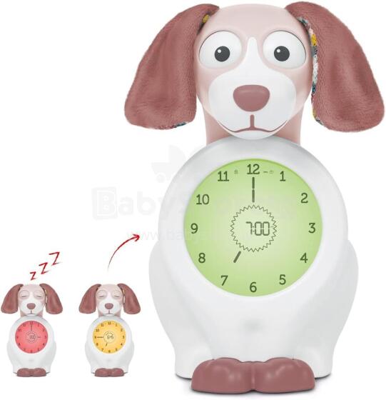 Zazu Kids Davy Dog Sleeptrainer Art.288269 Pink Miego treniruoklis vaikams su naktine šviesa