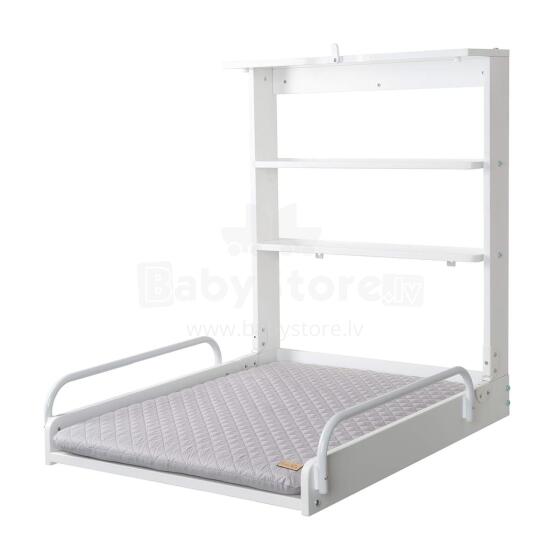 Roba Style Wall Changing Shelf  Art.288485 White persirengimo stalas (montuojamas ant sienos)