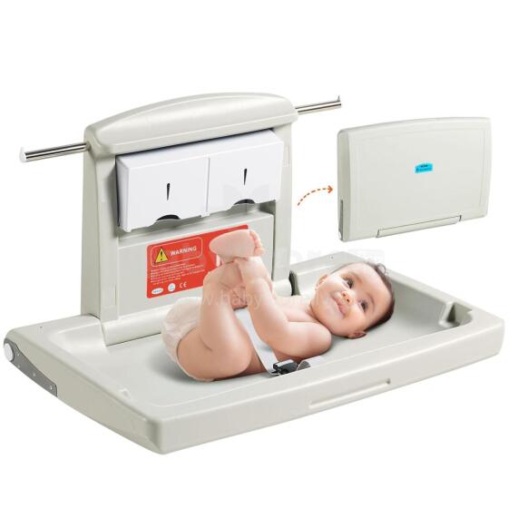 Kidsworld Removable Changing Table  Art.288487 White persirengimo stalas (montuojamas ant sienos)