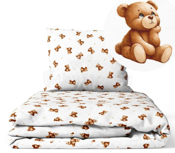 Cover set -  2 pcs - 135x100, 40x60 - a PENSIVE BEAR
