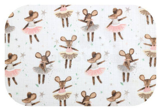 Pampers - 12431 - TETRA PRINT - EGA - BALERINA PELĖ - RUDA - dydis 70x80 cm