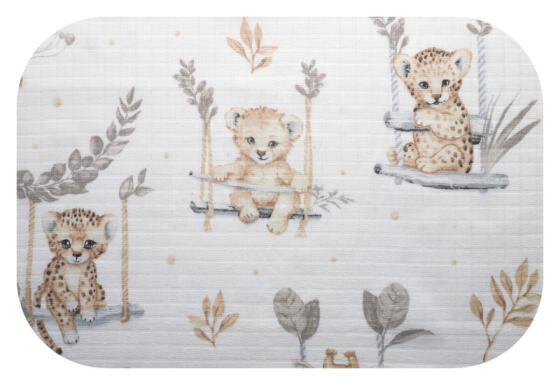 Sauskelnės - 29446 - TETRA PRINT - EGA - ANIMALS on a SWING - dydis 70x80 cm