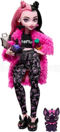 Monster High Creepover Party – Drakulaura lėlė su Count Fabulous ir pižamų vakarėlio aksesuarais
