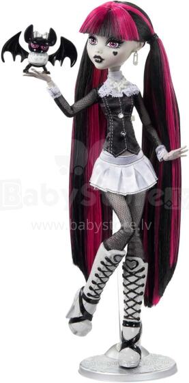 Monster High Reel Drama – Drakulaura nespalvota kolekcinė lėlė su plakatu