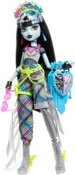 Monster High Franki Stein lėlė – festivalio įvaizdis su aksesuarais