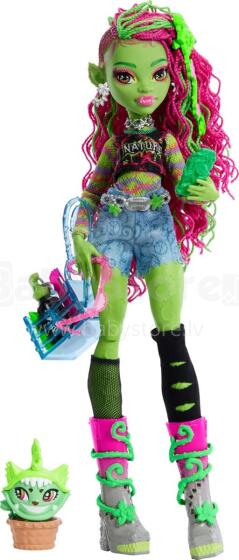 Monster High Venus McFlytrap lėlė – augalų stilius su Chewlian