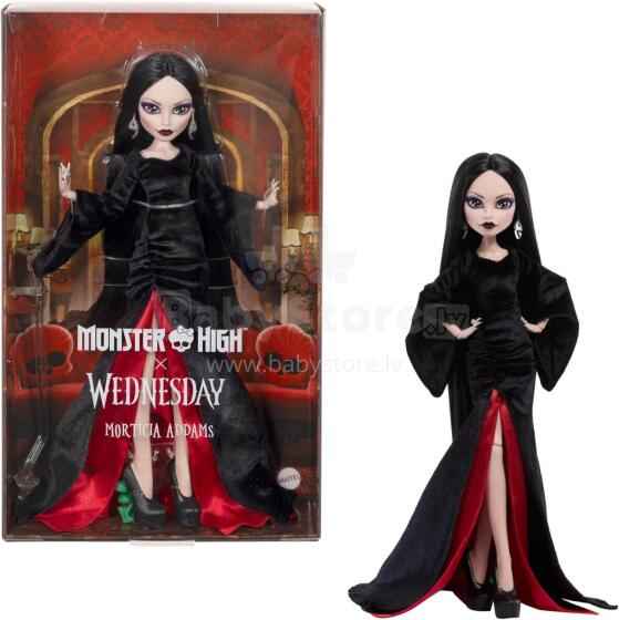 Monster High x Wednesday Morticia Addams lėlė
