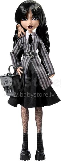 Monster High x Wednesday Addams lėlė – Nevermore kolekcinė figūrėlė
