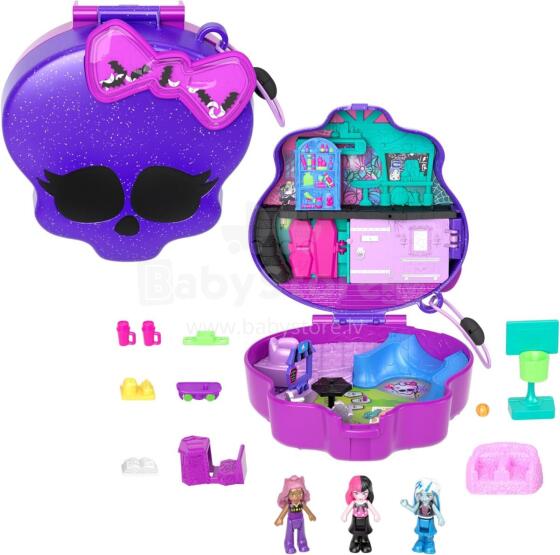 Polly Pocket x Monster High nešiojamas rinkinys