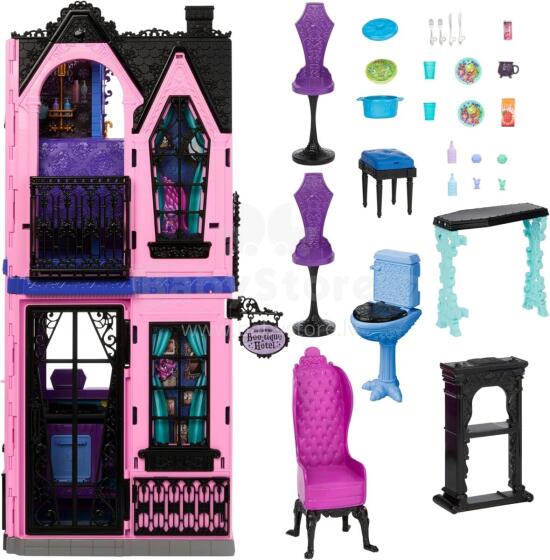 Monster High Buh-tique Hotel lėlių namas