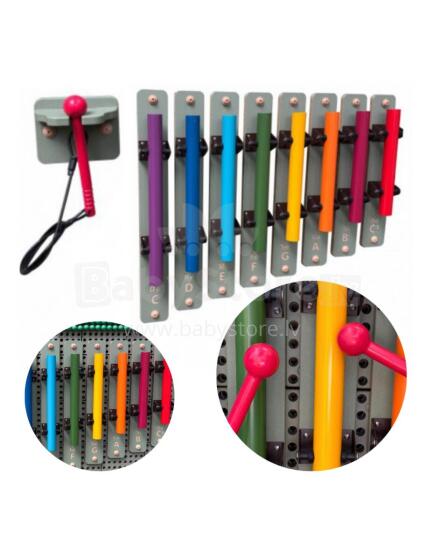 MASTERKIDZ Muzikinis instrumentas Xilofonas varpeliai priedai STEM lentoms