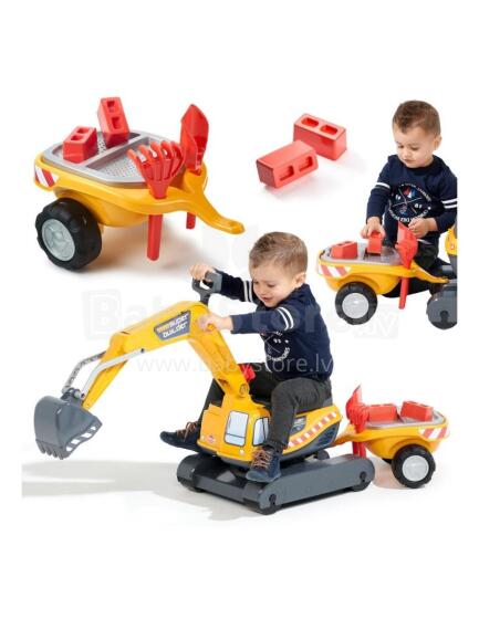 FALK Super Builder Ekskavatorius su Priekaba ir Priedais 3-7 Metų