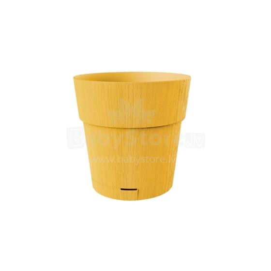 Gėlių vazonas su padėklu Ethica &Oslash;15x15cm garstyčių geltonumo