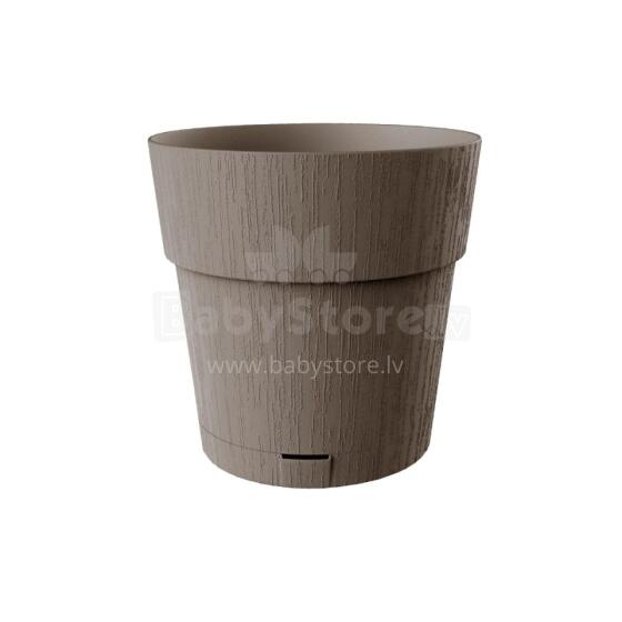 Gėlių vazonas su padėklu Ethica &Oslash;30x29cm rudas