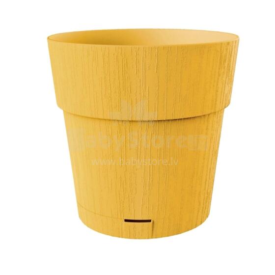 Gėlių vazonas su padėklu Ethica &Oslash;30x29cm garstyčių geltonumo