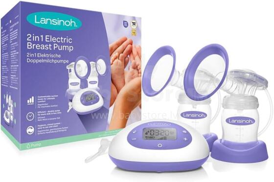 Lansinoh 2-in-1 Electric Breast Pump  Art.53065 Elektrinis krūties siurblys