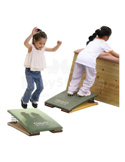 CLASSIC WORLD EDU Medinis Gimnastikos Tramplinas