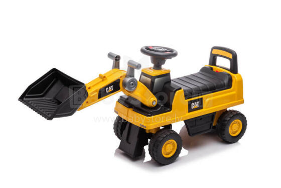 Važiuojantis automobilis su rankena - 663 - KRAUTUVAS / KASAMAS - CAT - GELTONAS